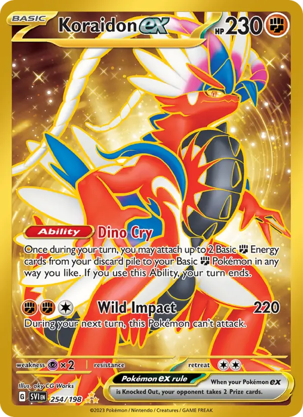 Koraidon ex #254 — Scarlet & Violet