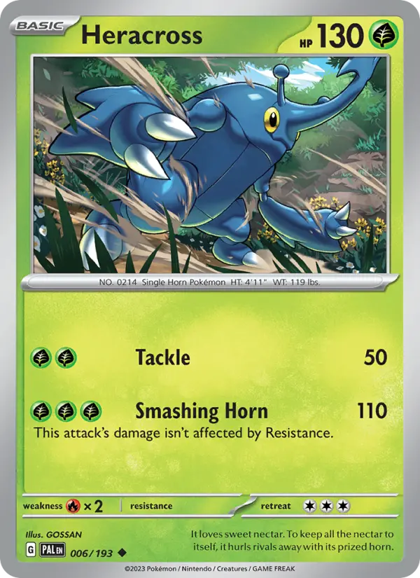 Heracross #006 — Paldea Evolved