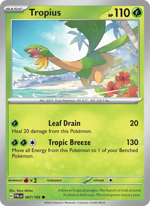Tropius #007 — Paldea Evolved