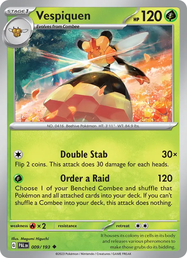 Vespiquen #009 — Paldea Evolved