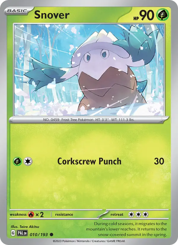 Snover #010 — Paldea Evolved