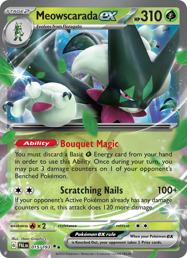 Meowscarada ex #015 — Paldea Evolved
