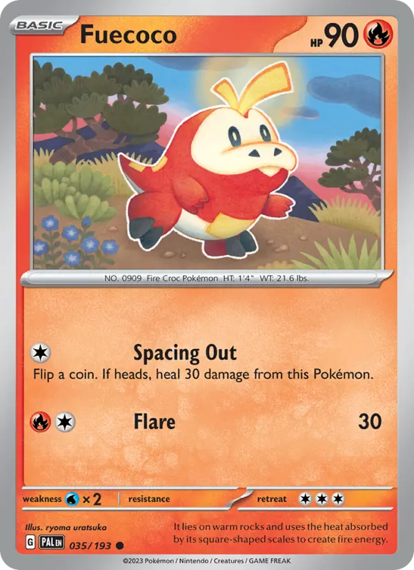 Fuecoco #035 — Paldea Evolved