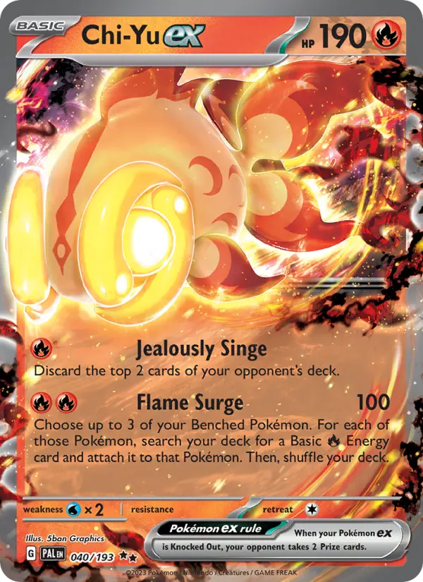 Chi-Yu ex #040 — Paldea Evolved