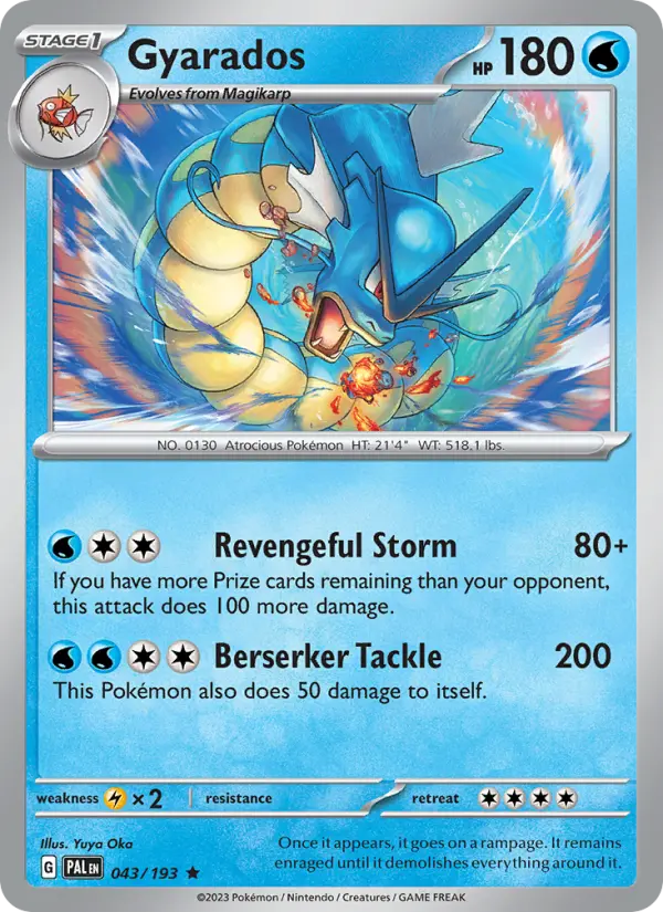 Gyarados #043 — Paldea Evolved