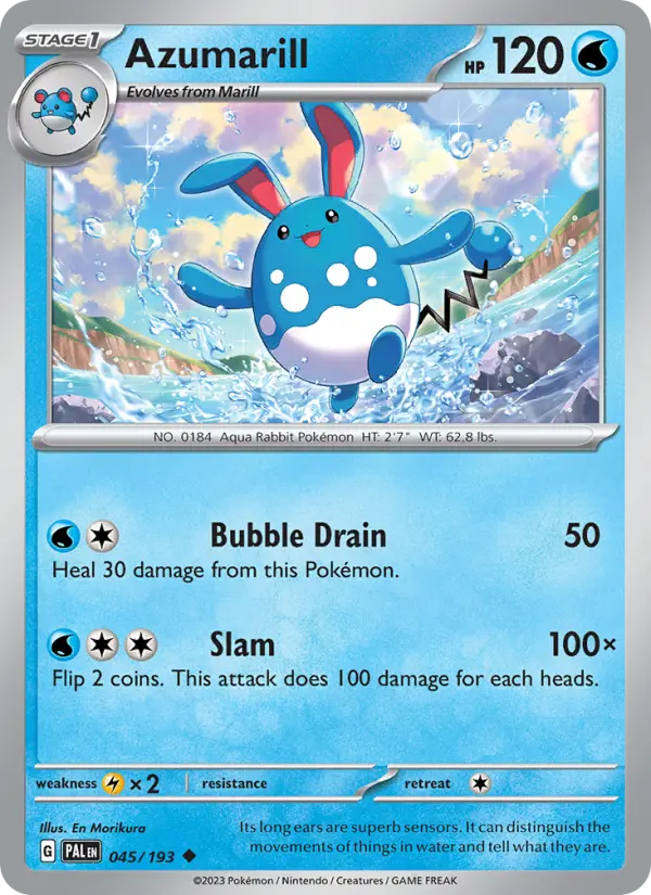 Azumarill #045 — Paldea Evolved