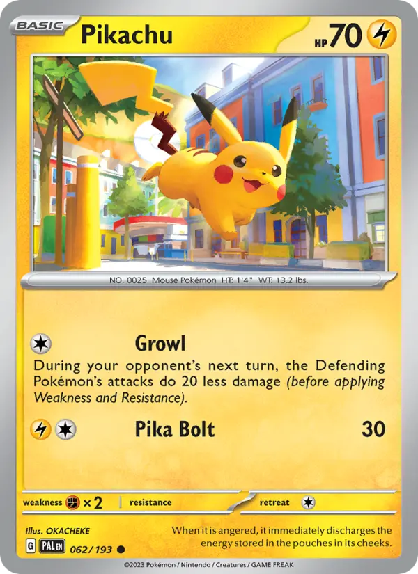 Pikachu #062 — Paldea Evolved