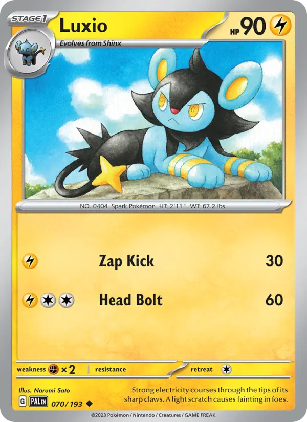 Luxio #070 — Paldea Evolved