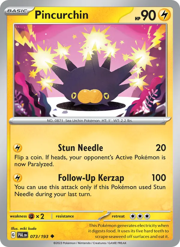 Pincurchin #073 — Paldea Evolved
