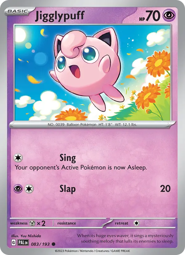 Jigglypuff #083 — Paldea Evolved