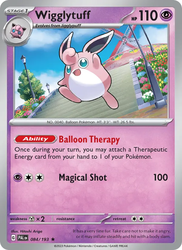 Wigglytuff #084 — Paldea Evolved