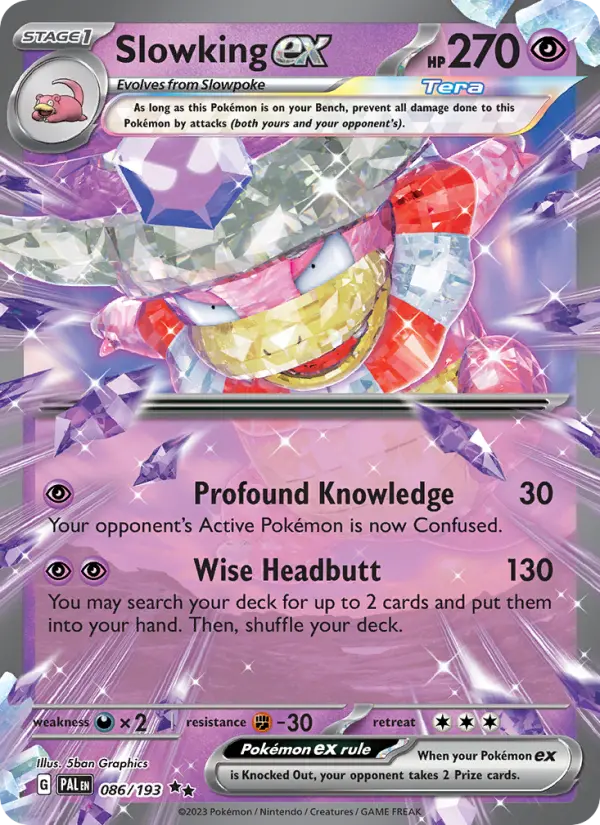 Slowking ex #086 — Paldea Evolved