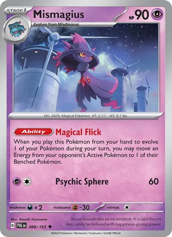 Mismagius #088 — Paldea Evolved