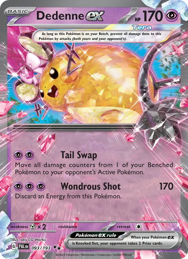 Dedenne ex #093 — Paldea Evolved