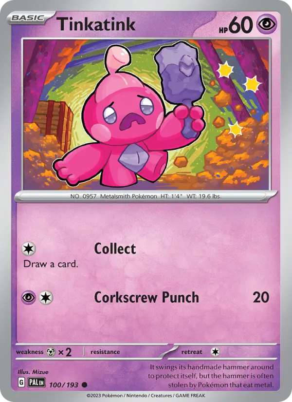 Tinkatink #100 — Paldea Evolved