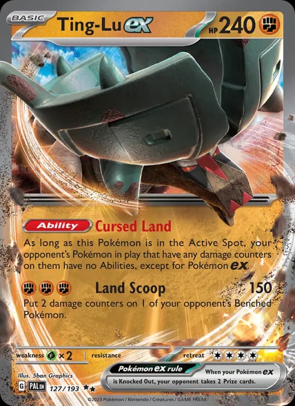 Ting-Lu ex #127 — Paldea Evolved