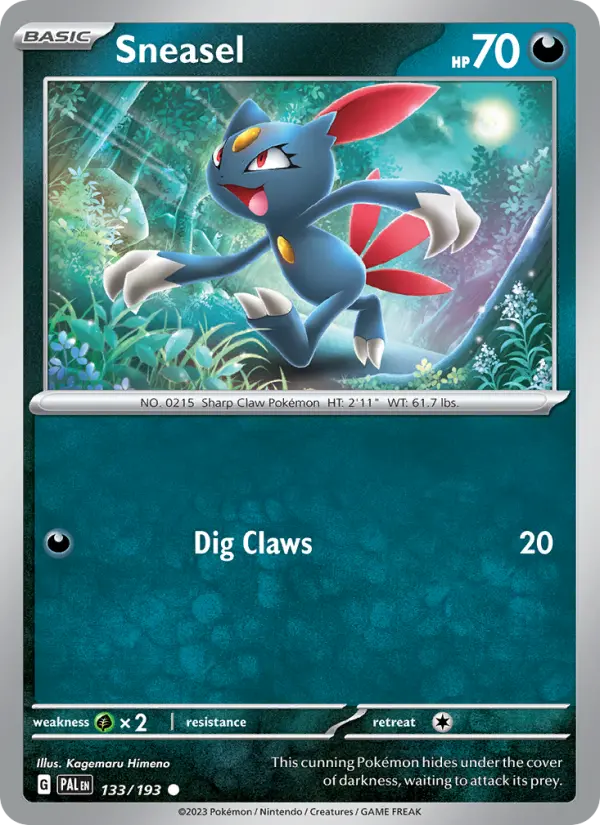 Sneasel #133 — Paldea Evolved