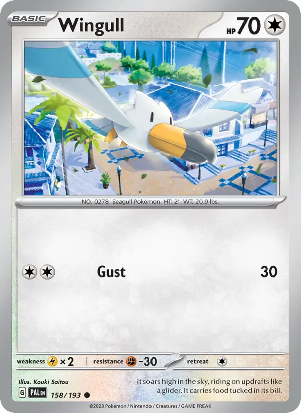 Wingull #158 — Paldea Evolved
