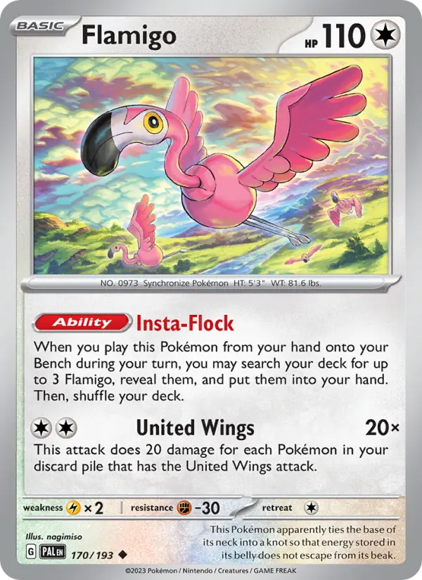 Flamigo #170 — Paldea Evolved