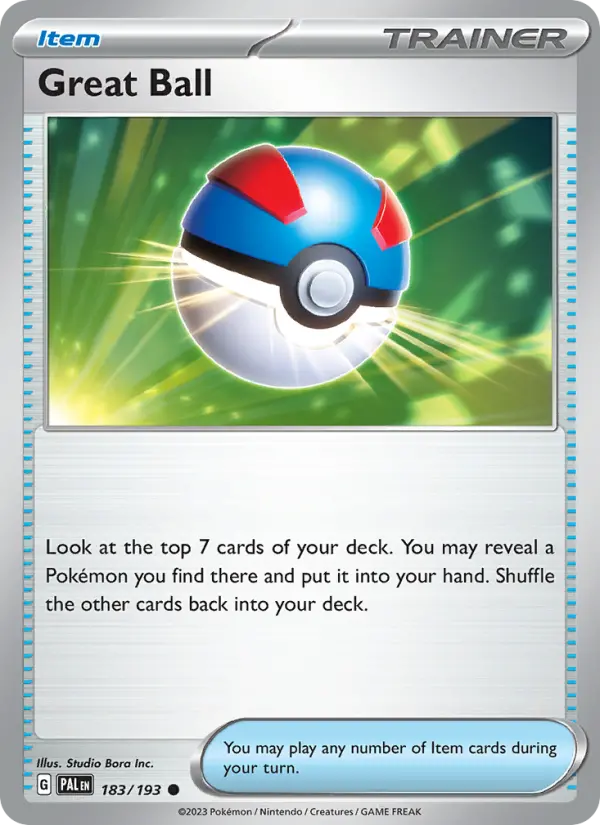 Great Ball #183 — Paldea Evolved