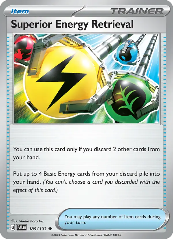 Superior Energy Retrieval #189 — Paldea Evolved