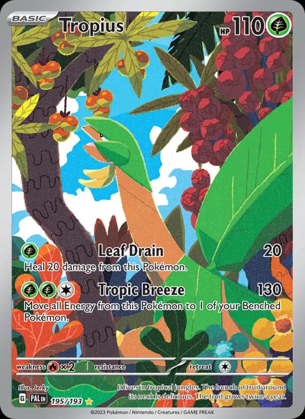 Tropius #195 — Paldea Evolved