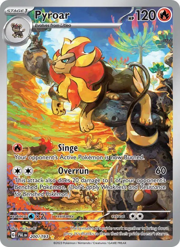 Pyroar #200 — Paldea Evolved