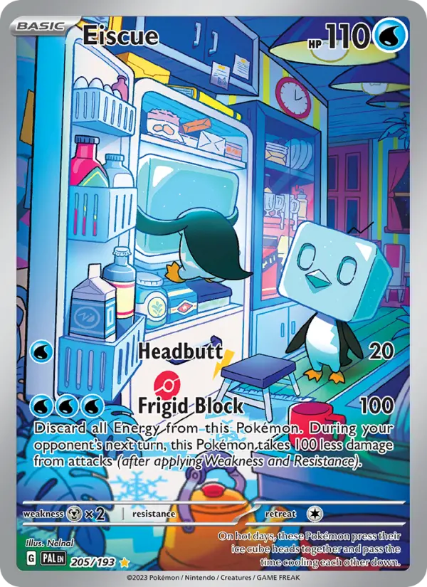 Eiscue #205 — Paldea Evolved