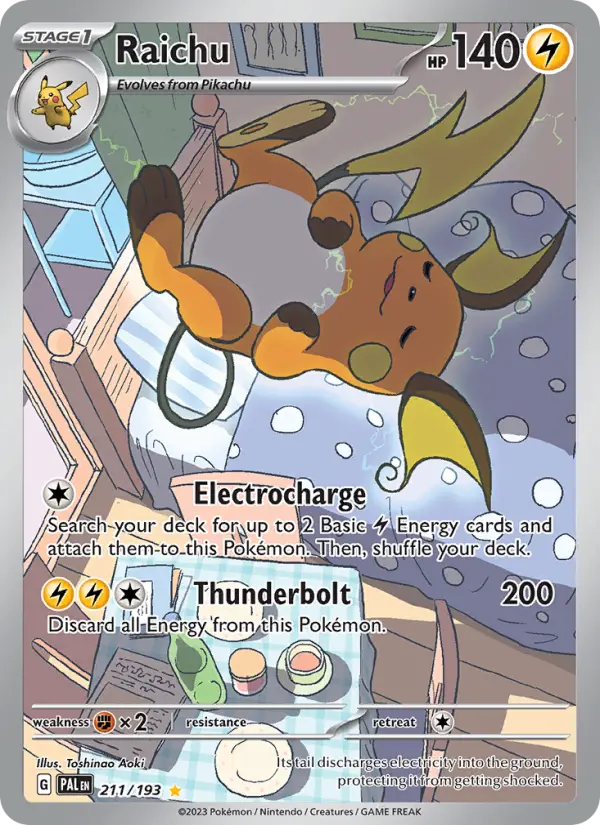 Raichu #211 — Paldea Evolved