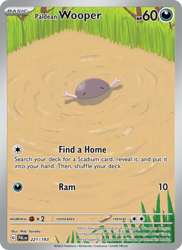 Paldean Wooper #221 — Paldea Evolved