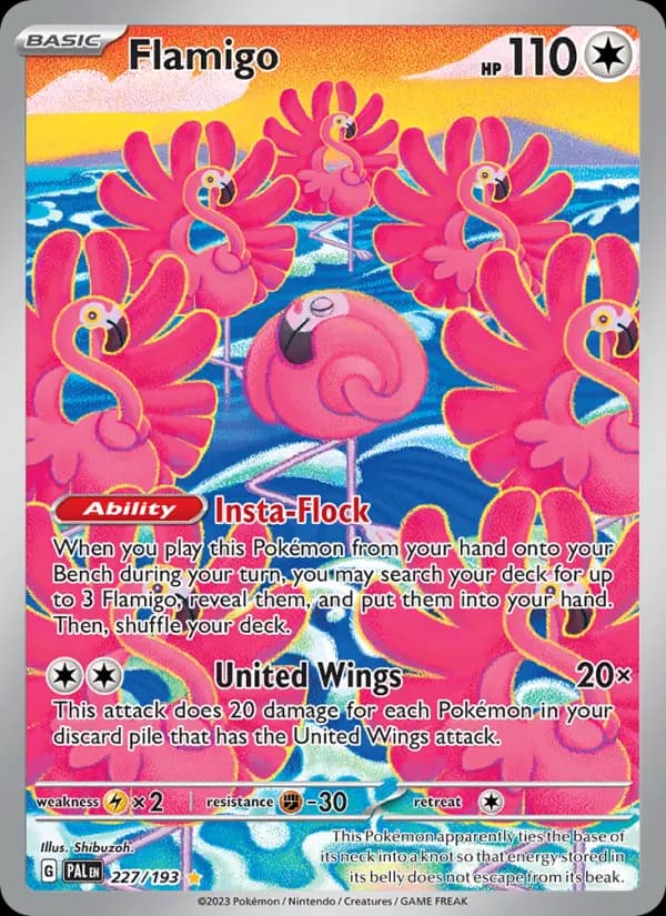 Flamigo #227 — Paldea Evolved