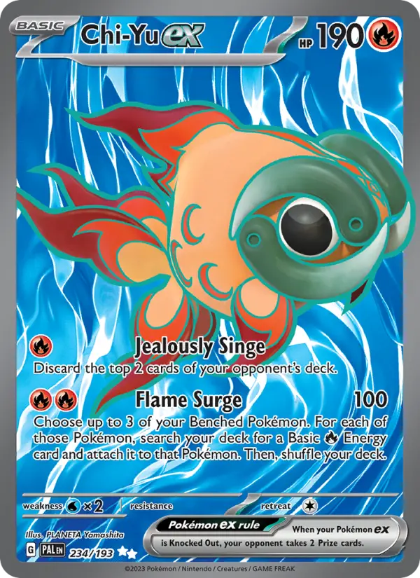 Chi-Yu ex #234 — Paldea Evolved