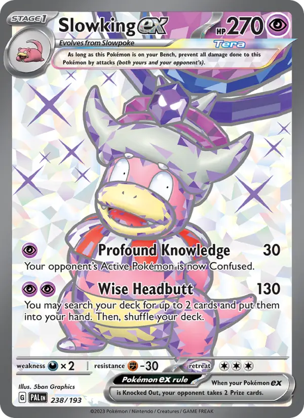 Slowking ex #238 — Paldea Evolved