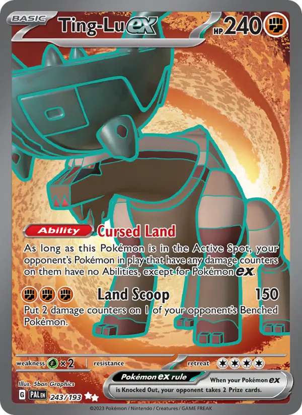 Ting-Lu ex #243 — Paldea Evolved