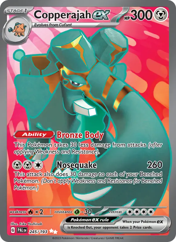 Copperajah ex #245 — Paldea Evolved