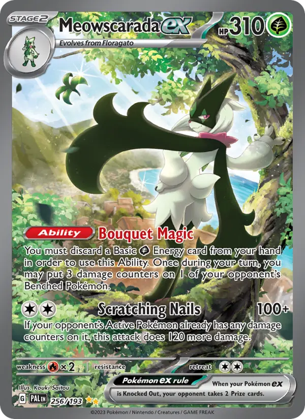 Meowscarada ex #256 — Paldea Evolved