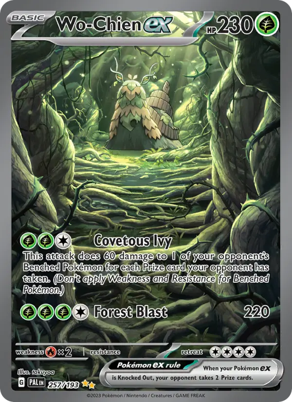 Wo-Chien ex #257 — Paldea Evolved