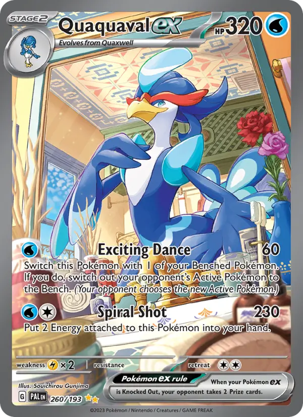 Quaquaval ex #260 — Paldea Evolved