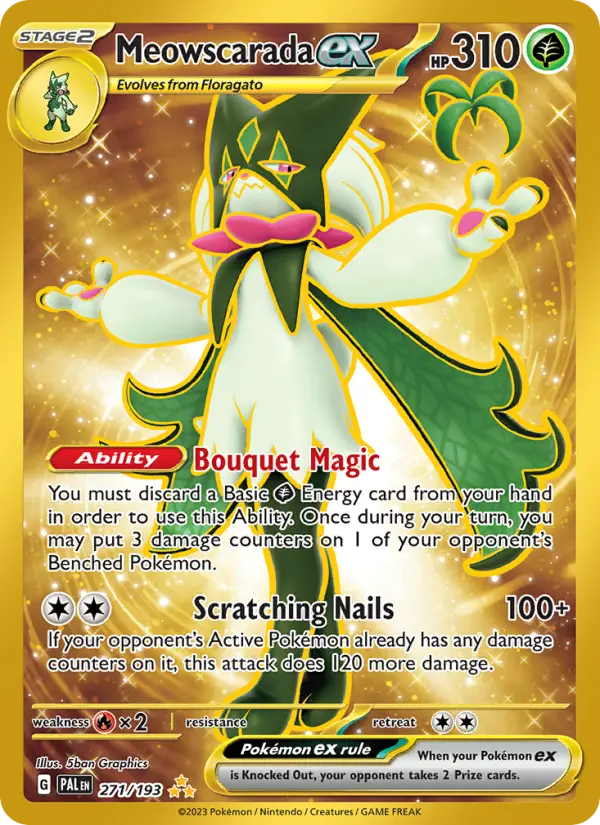 Meowscarada ex #271 — Paldea Evolved