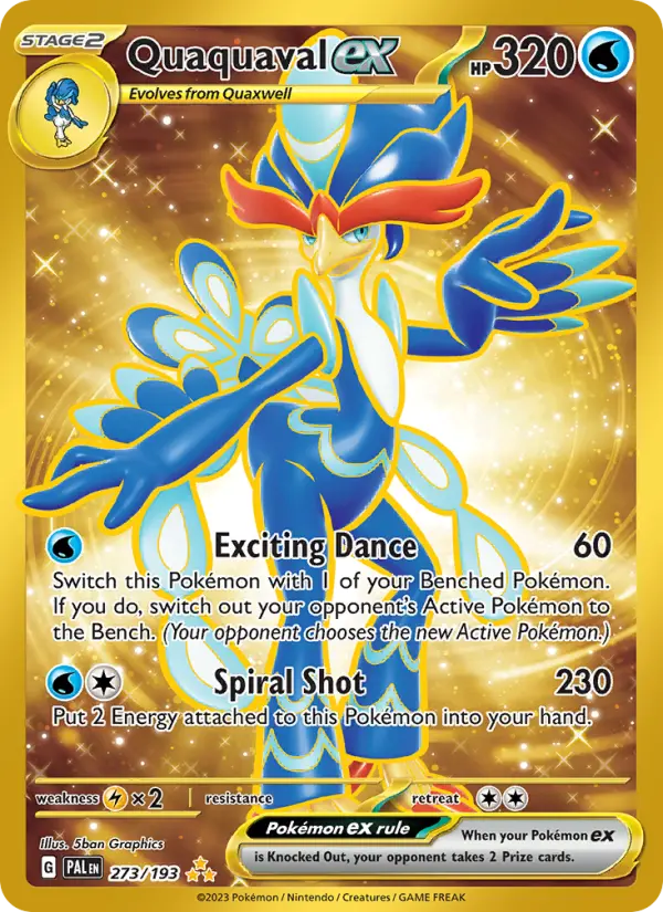 Quaquaval ex #273 — Paldea Evolved