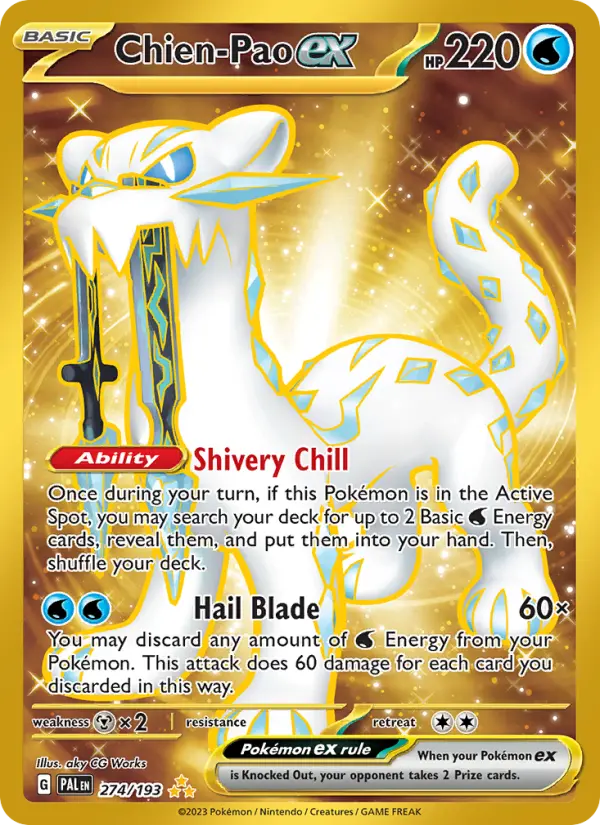 Chien-Pao ex #274 — Paldea Evolved