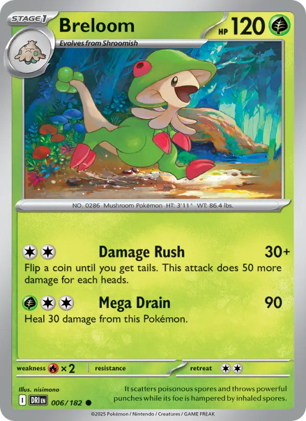 Breloom #006 — Destined Rivals