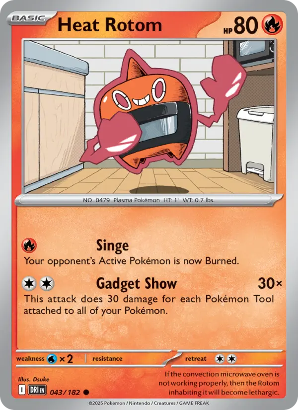 Heat Rotom #043 — Destined Rivals