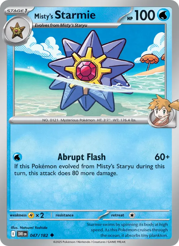 Misty's Starmie #047 — Destined Rivals