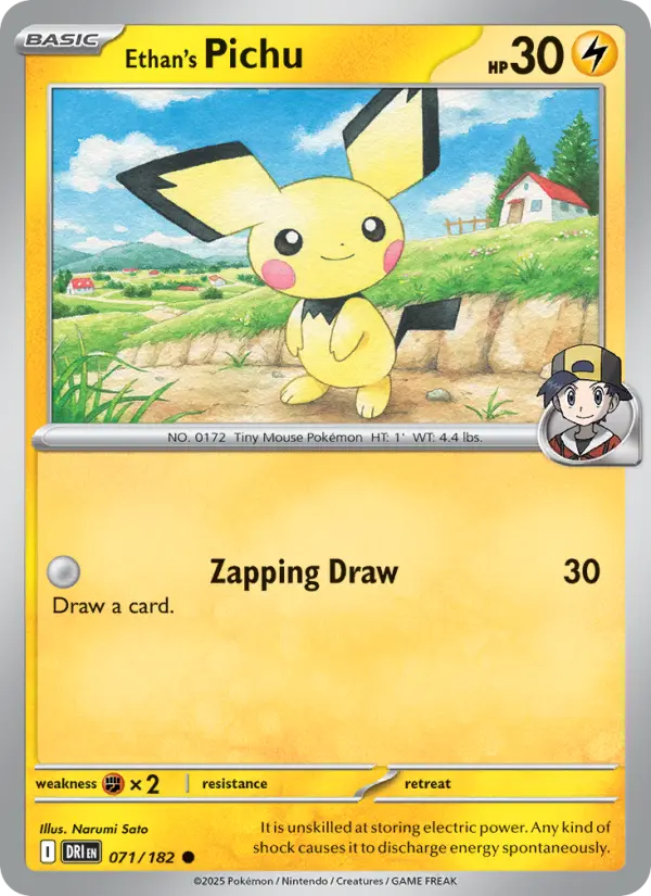 Ethan's Pichu #071 — Destined Rivals