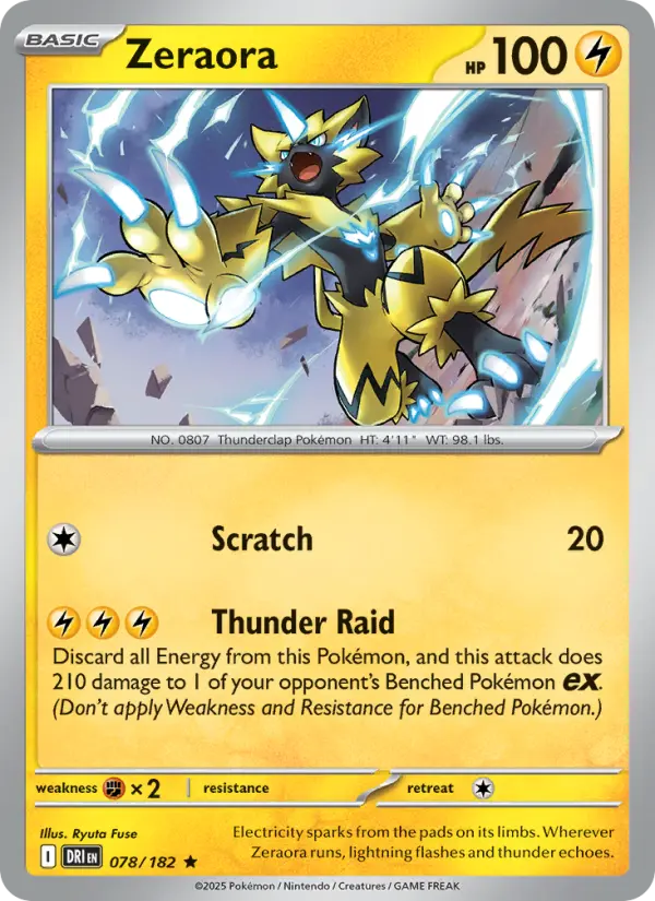 Zeraora #078 — Destined Rivals