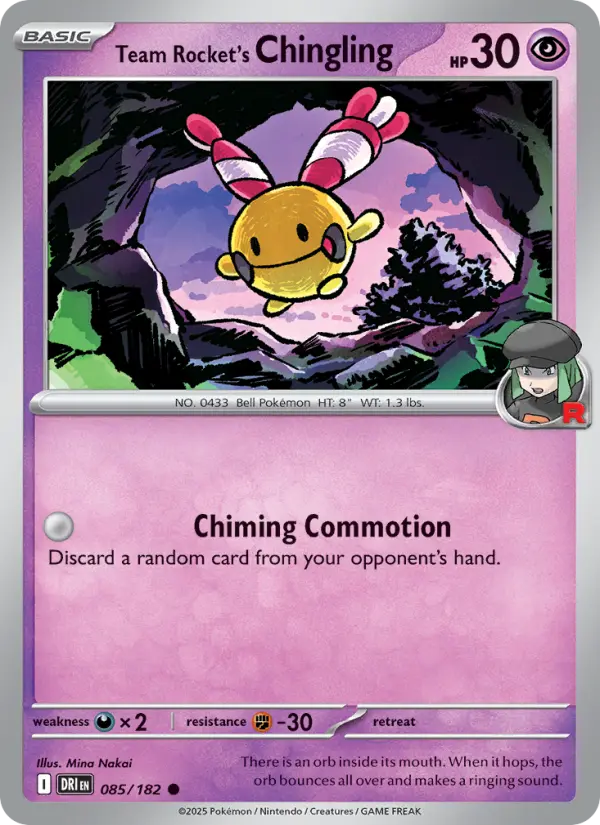 Team Rocket's Chingling #085 — Destined Rivals