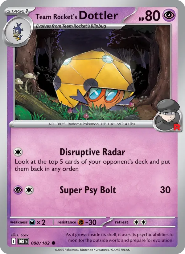 Team Rocket's Dottler #088 — Destined Rivals