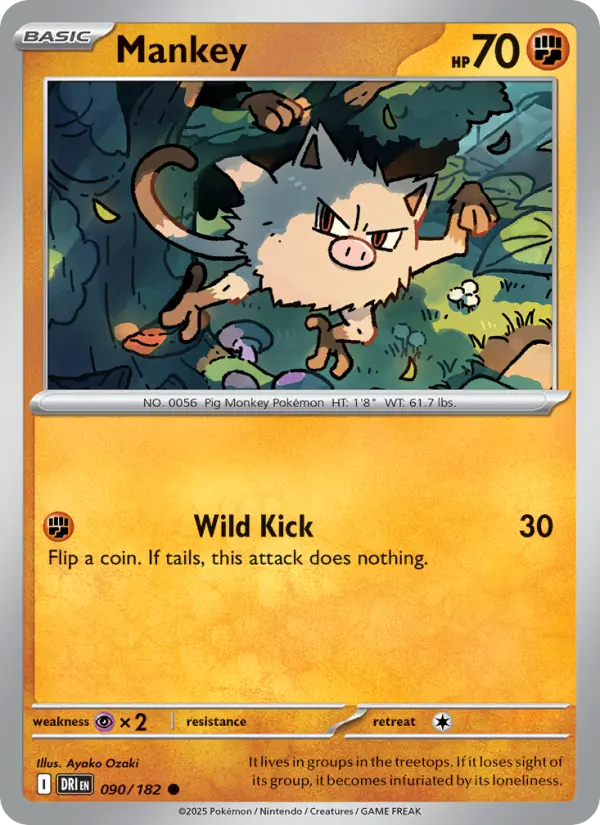 Mankey #090 — Destined Rivals