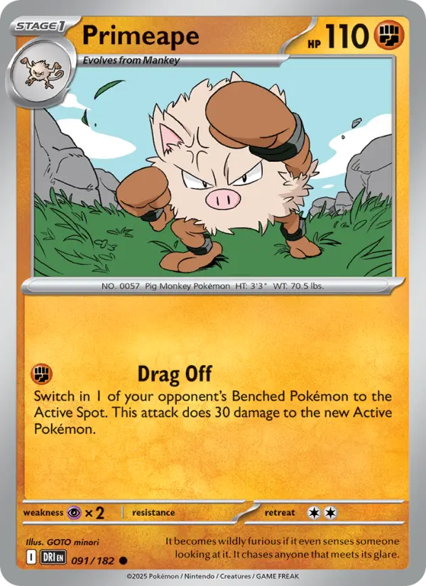 Primeape #091 — Destined Rivals